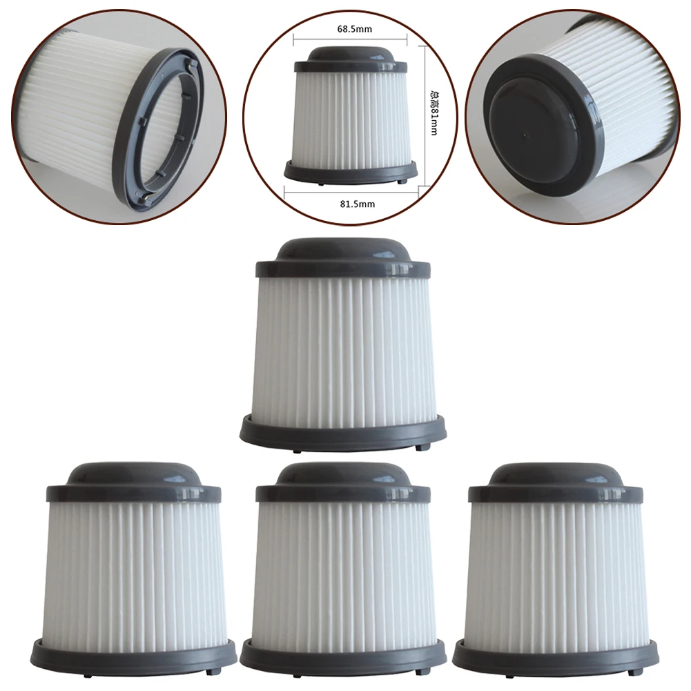 4Pcs Vacuum Cleaner Filters 90552393 For Black&Decker Cordless Pivot Bdh2000pl / Phv1810 / Bdh2020fl / Bdh2020plfh / Bdh1620lfh