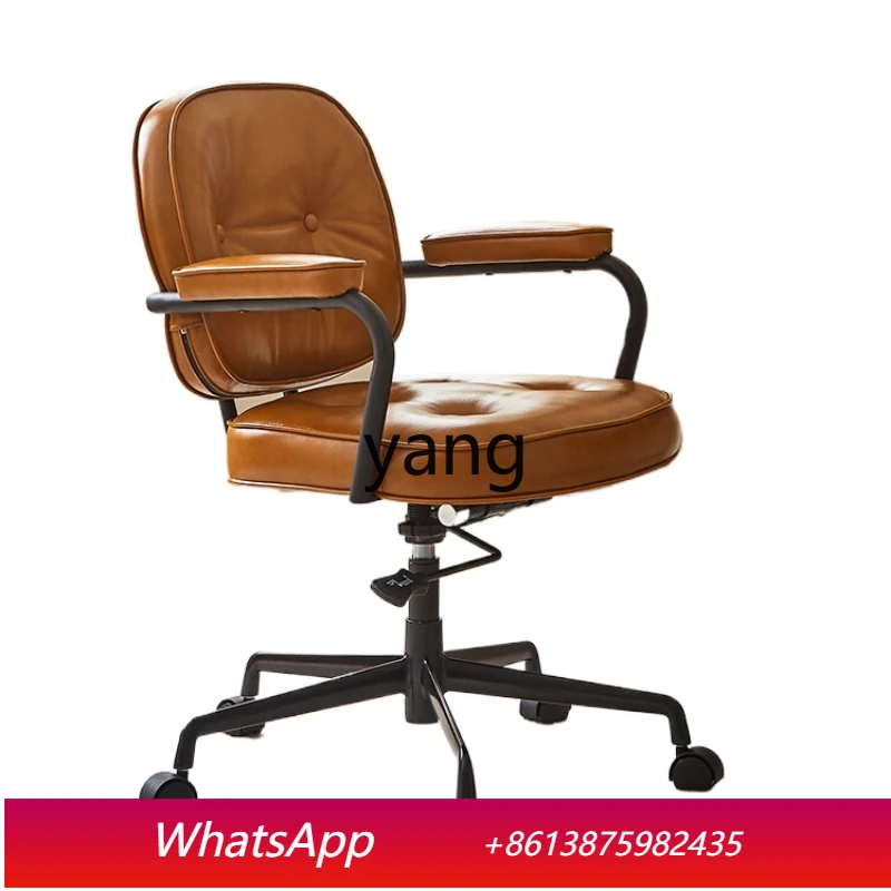 

LTT retro computer ergonomics sedentary comfortable office rotating lift back chair