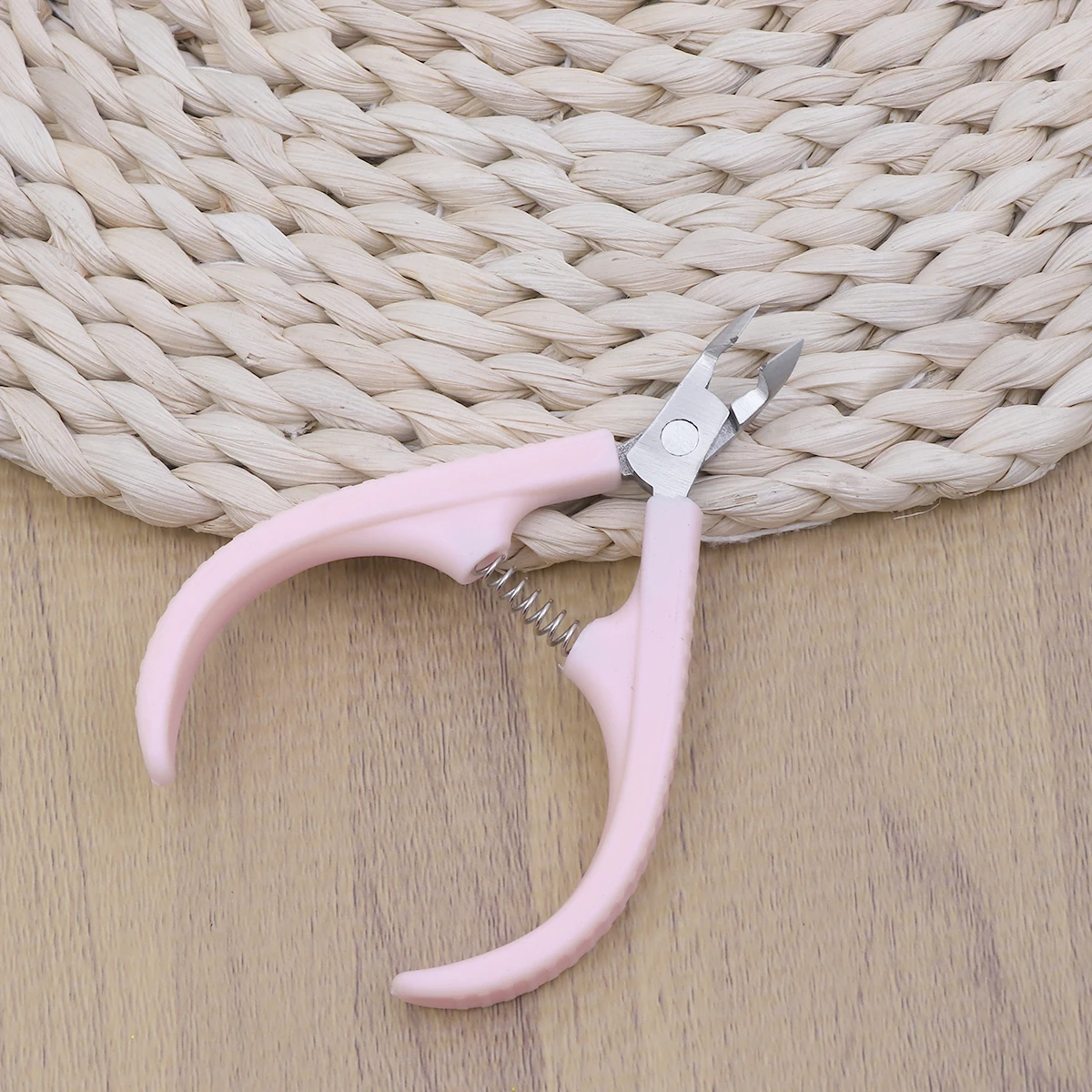 

Manicure Cuticle Scissors Nipper Professional Stainless Steel Nippers Rosy