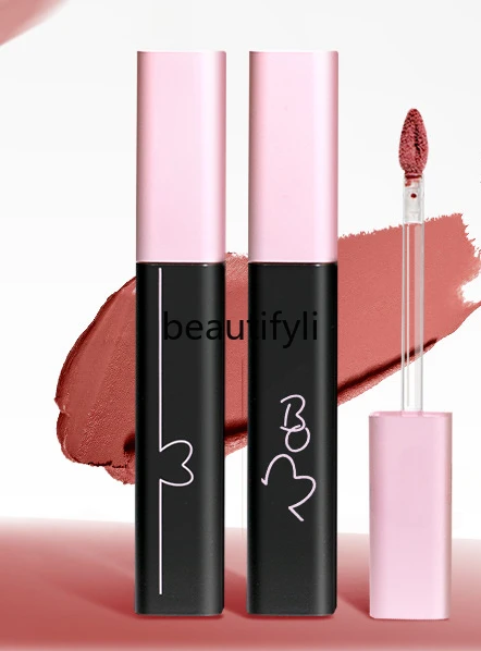 Bobo lip mud non-stick cup lip glaze is not easy to fade matte lip glaze matte lipstick