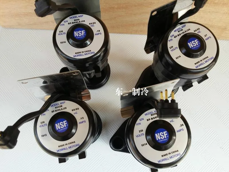 Imagem -05 - Msf Msp Fabricante de Gelo Bomba de Água 14w Máquina de Gelo Nsf Granulador de Gelo Americano Morley Motor 6w Bomba de Fluxo de Água