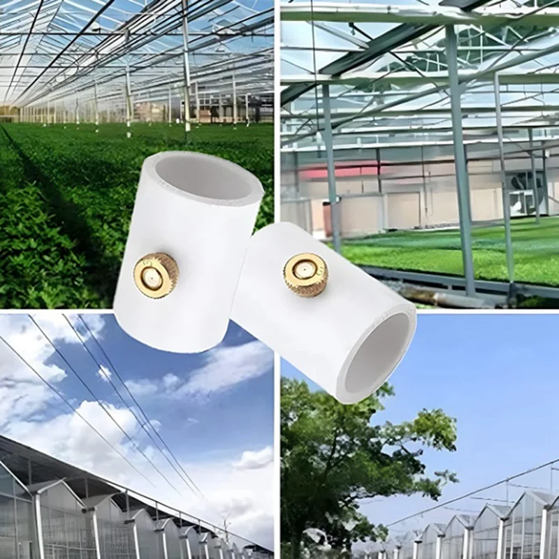 موصل فوهة رش بولي كلوريد الفينيل ، فوهة تغشية لنظام التبريد الخارجي ، 1 في ، 2 في ، 15