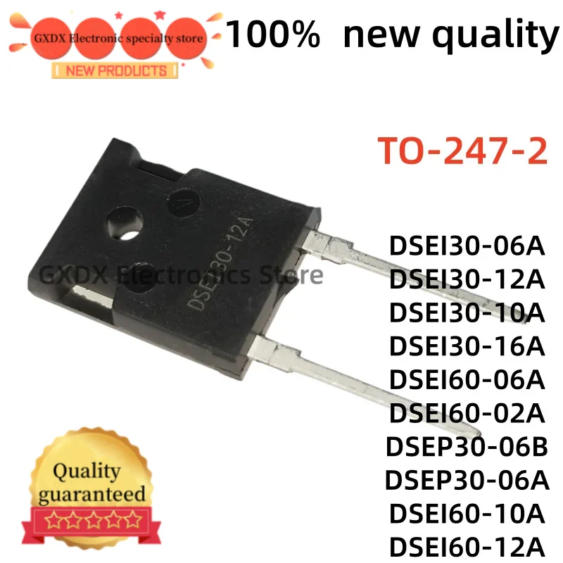 5-10Uds DSEI60-12A DSEI60-02A DSEP30-06A DSEP30-06B DSEI60-10A DSEI30-06A DSEI30-12A DSEI30-10A DSEI30-16A DSEI60-06A TO-247-2
