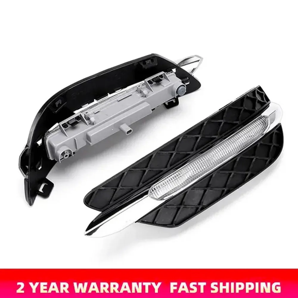 

Daytime Running Signal Light LED DRL White Light Fog Lamps MB1039117 MB1038117 For Mercedes-Benz C-Class W204 2011 2012 2013