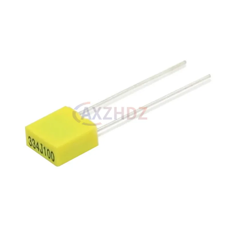 20PCS 100V 폴리프로필렌 안전 플라스틱 필름 1nF - 470nF 10nF 22nF 47nF 100nF 220nF 330nF 0.1uF 1uF 104J 보정 커패시터