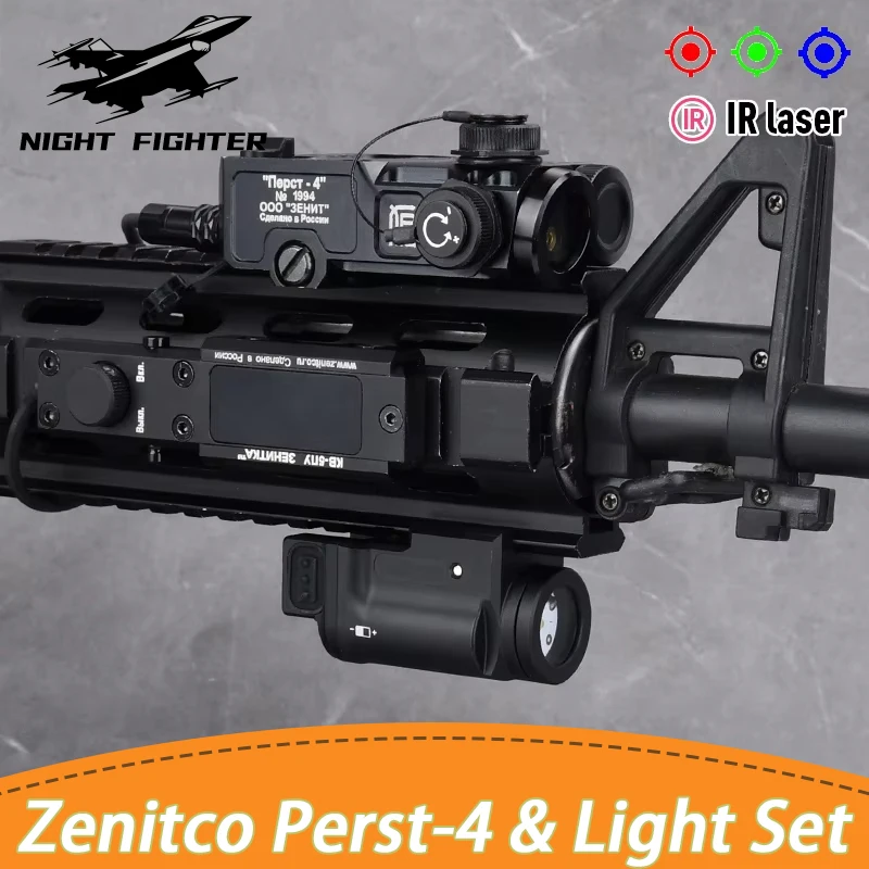 

WADSN Tactics Zenitc Perst 4 P4 Red IR Laser Sight Klesch 2U 2P High Power Flashlight K-2P Metal CNC Hunting Weapon Scout Light