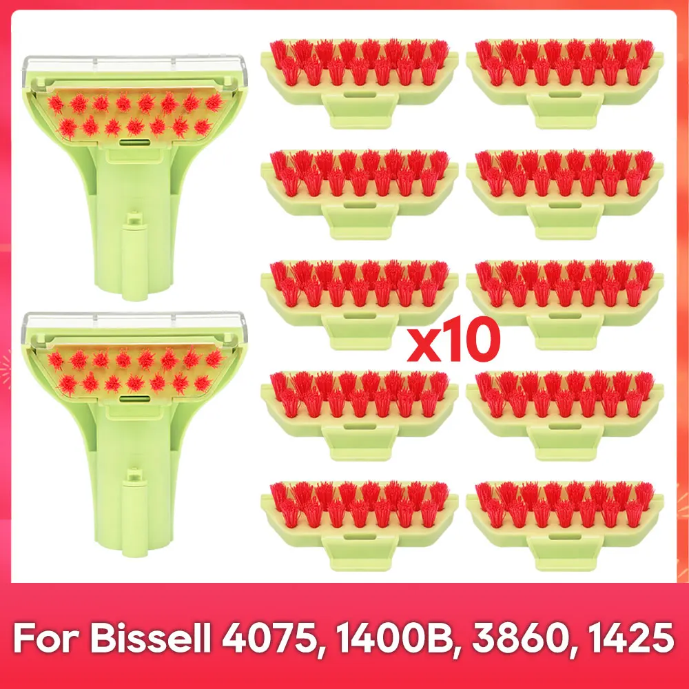 Cepillo para Limpiador de Alfombras Compatible con (Bissell Little-Green 1400B, 4075, 3860, 1425, 2458, 3194, 3353, 50Y6, 1725R, 2290K, 1844)