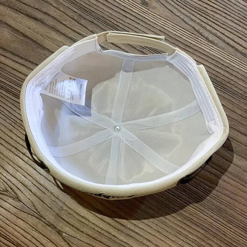 Cappelli a cupola da uomo Trendy Nero Retro brooklyn Lettera Ricamo Baseball in cotone Cappello casual regolabile Cappelli da sole Hip Hop