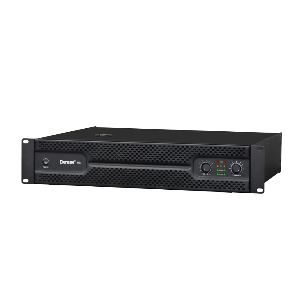 Dual Channel 800W Class H Power Amplifier For Professional Audio And Sound Reinforcement