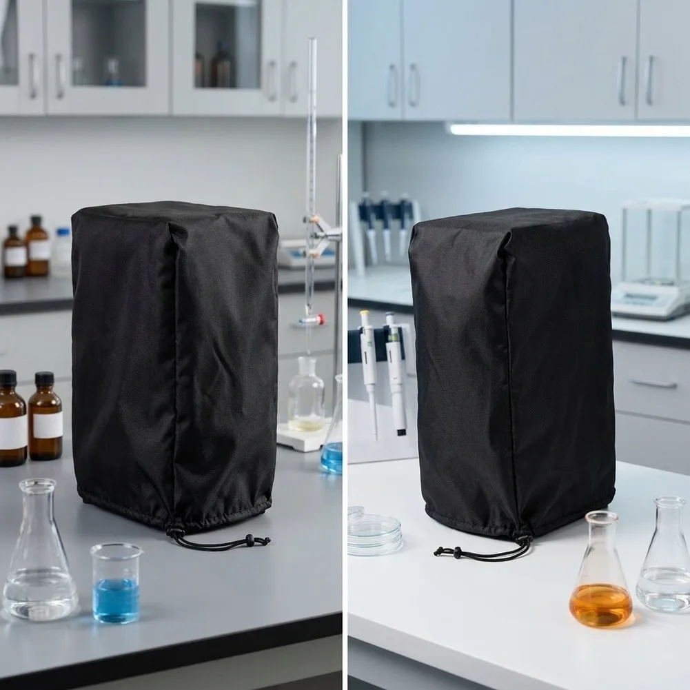 Dust Cover for Microscope 35x20x40 cm 210D Oxford Cloth Black Waterproof Dustproof Fit Full Size For Microscopes
