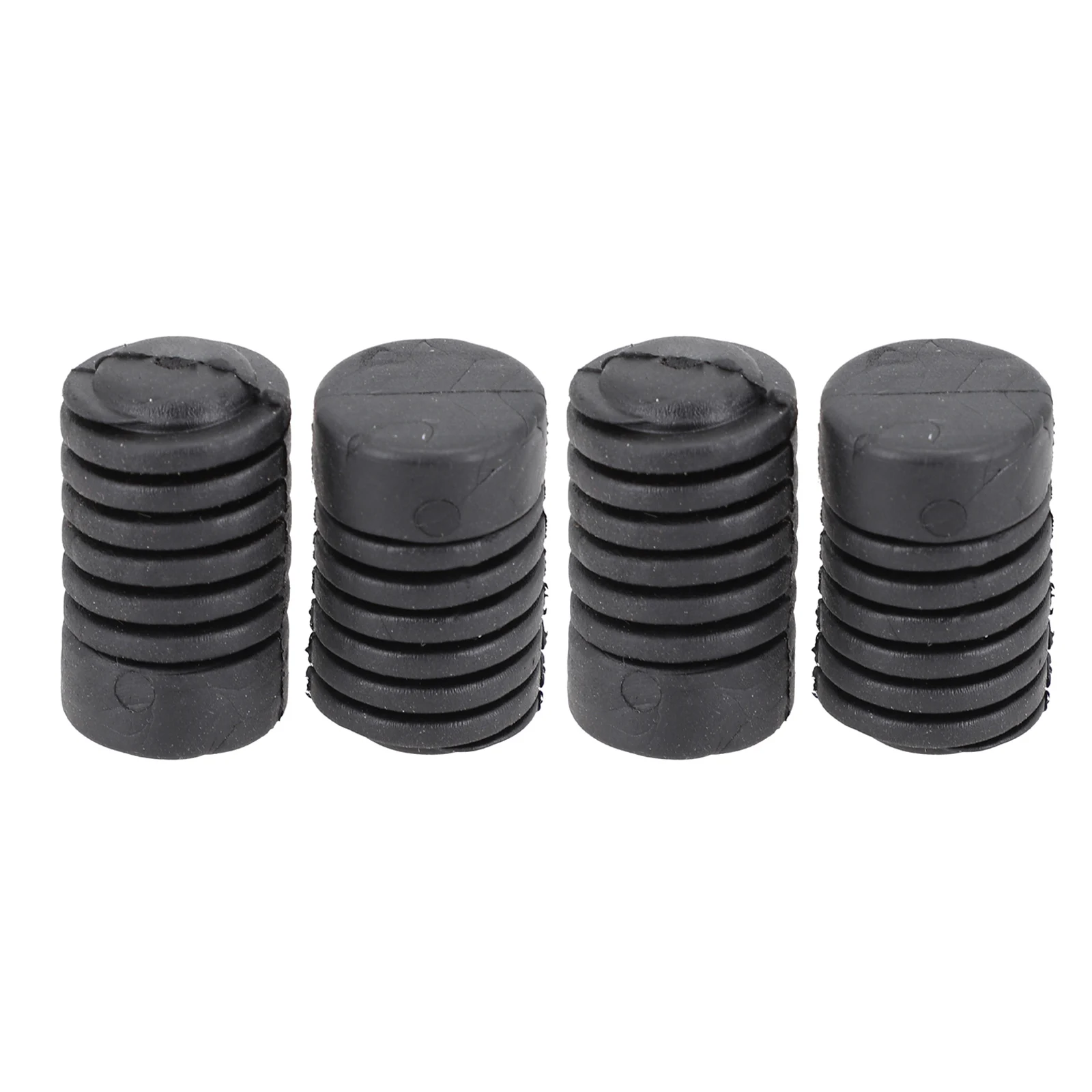 Rubber Stop Buffer Cushion for Nissan Hood Tailgate 4Pcs Black Color Part Number 817381J000 Provides Cushioning Effect