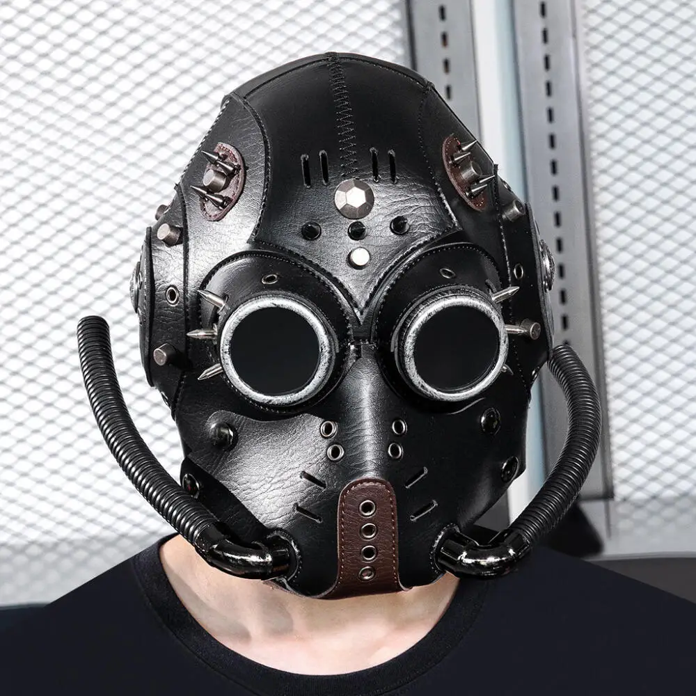 

Литой под давлением, маска доктора чумы в стиле ретро, темная ворона, гарнитура, головные уборы ужасов на Хэллоуин, очки в стиле стимпанк, заклепки, украшения для снаряжения