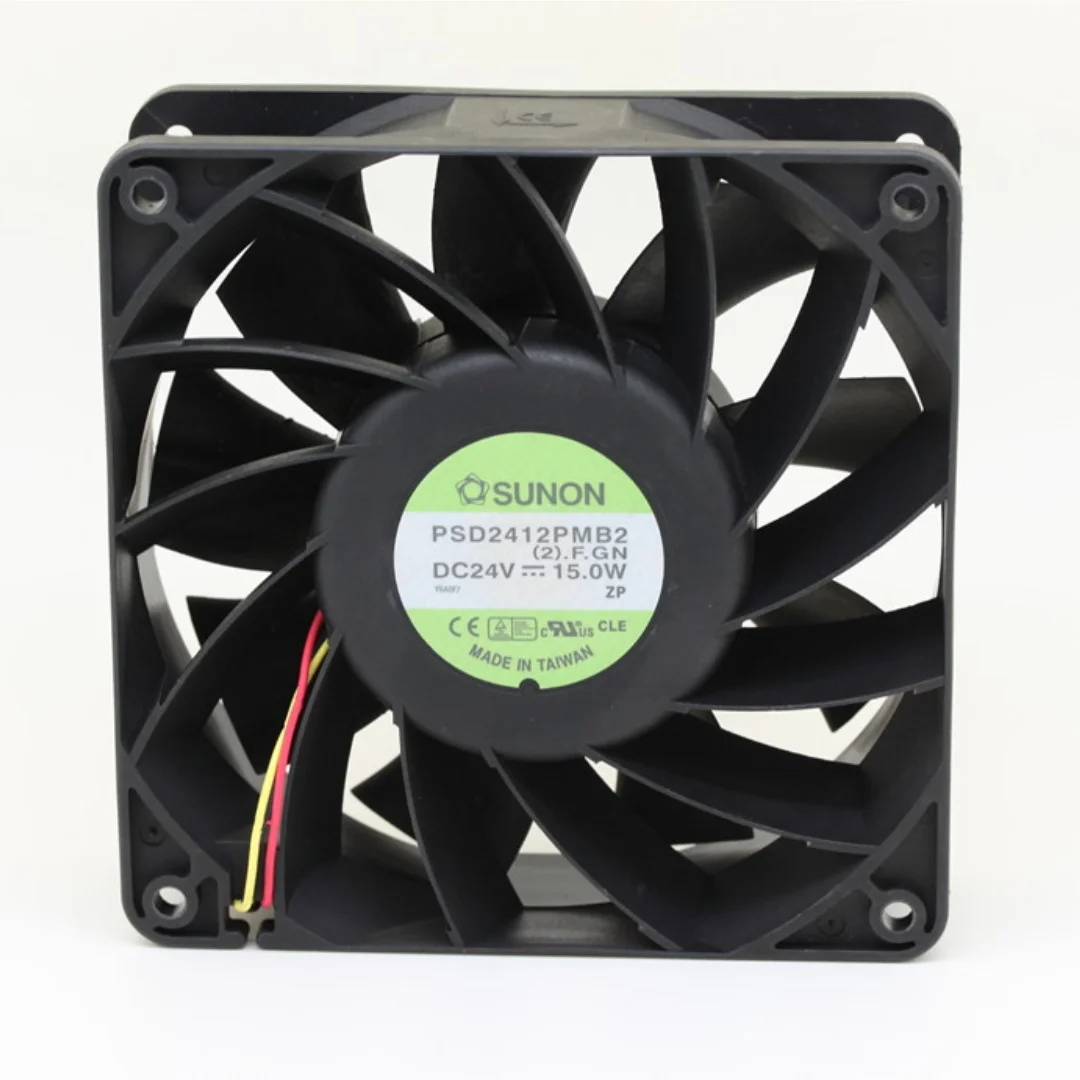 For Sunon PSD2412PMB2 24V 15.0W cpu cooler heatsink axial Cooling Fan 12038 120x120x38mm 12cm