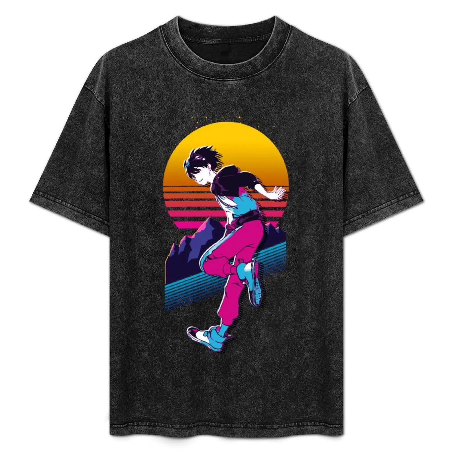 

Digimon Survive - Takuma *80s retro* T-Shirt Sun Protective Outdoor Tee Top