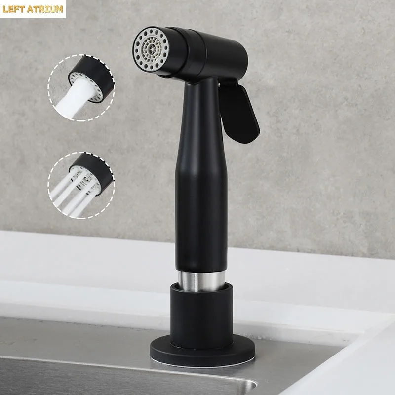 304-stainless-steel-black-kitchen-sink-shower-head-pull-out-sprayer-rotatable-tap-single-cold-kitchen-basin-faucet-washing-tub