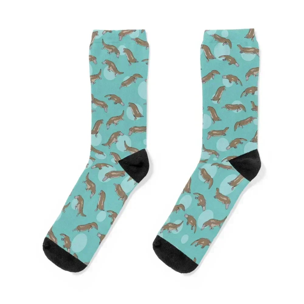 

Platypus Pattern Socks winter with print funny gifts designer brand Men Socks Luxury Brand Women's