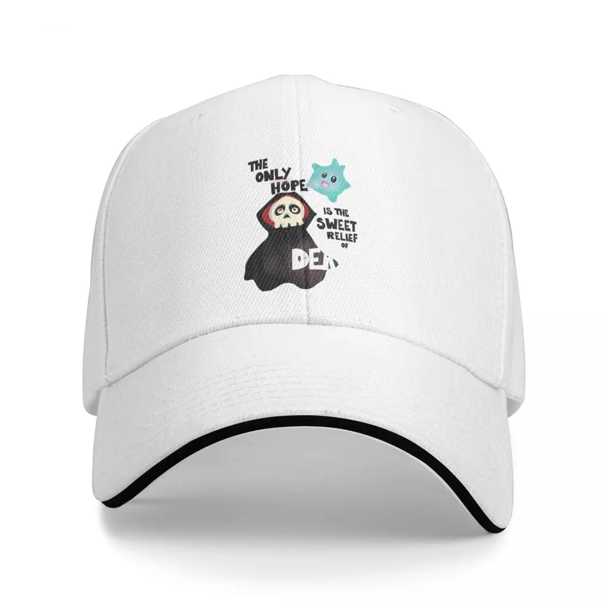 Lumalee Baseball Caps Retro Sweet Relief that Death Sandwich Cap Unisex Style Adjustable Hats Cap Sport