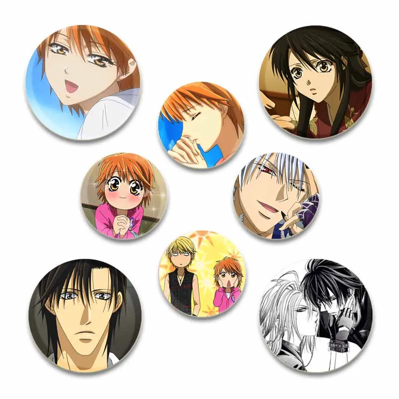 32/44/58mm Anime Skip Beat Enamel Pins Handmade Brooches for Clothes Backpack Decoration Cartoon Badge Jewelry Accessories Gifts