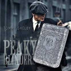 Peaky Blinders Cigarrate Case Engraved Shelby Cigars Case Cigarette Box Anti-pressure Personality Cigarette Accessories Gifts