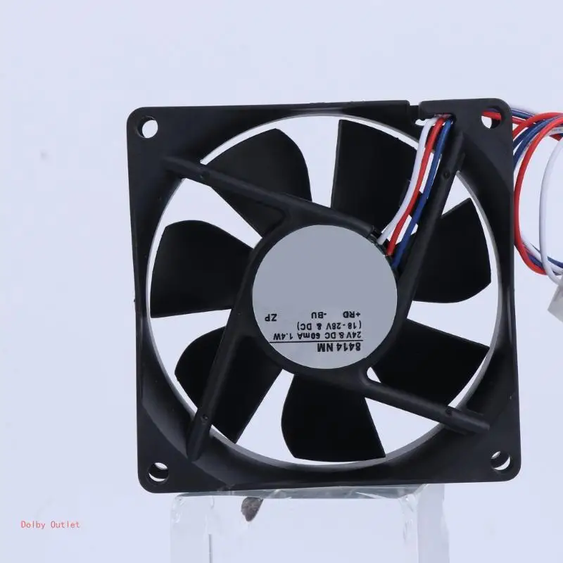 Inverter Coolers 8414 NM 80x80x25mm 24V 60mA 1.4W 3Pin 8cm Inverters Fan for Inverters Fan