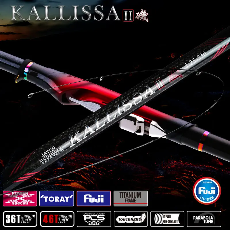 new Japan import High carbon ultralight super fine reef rock fishing rod 0.8/1.0/1.25/1.75th  5.3m Fuji Hand sea dual-use pole