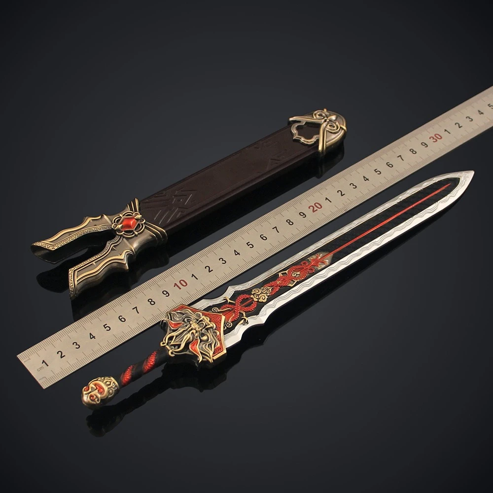 30 センチメートルナラカ永遠の深淵龍泉全金属剣シースゲーム周辺ギフト玩具モデル装飾装飾品のコレクション