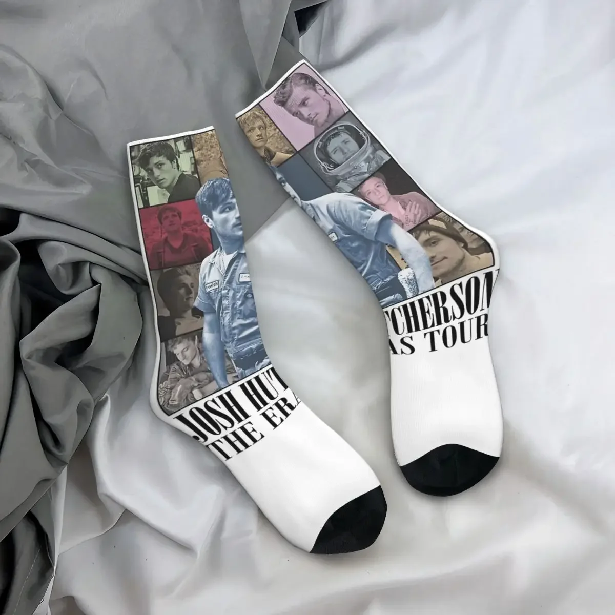 Josh Hutcherson Pfeife Meme Socken Männer Frauen lustige glückliche Socken Harajuku Frühling Sommer Herbst Winter Mittel rohr atmungsaktive Socke