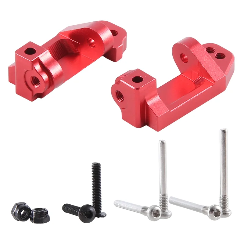 A63T-For Traxxas Slash 2WD 1: 10 Alloy Caster Block Set , Red By Atomik RC - Replaces TRX 3632 Parts