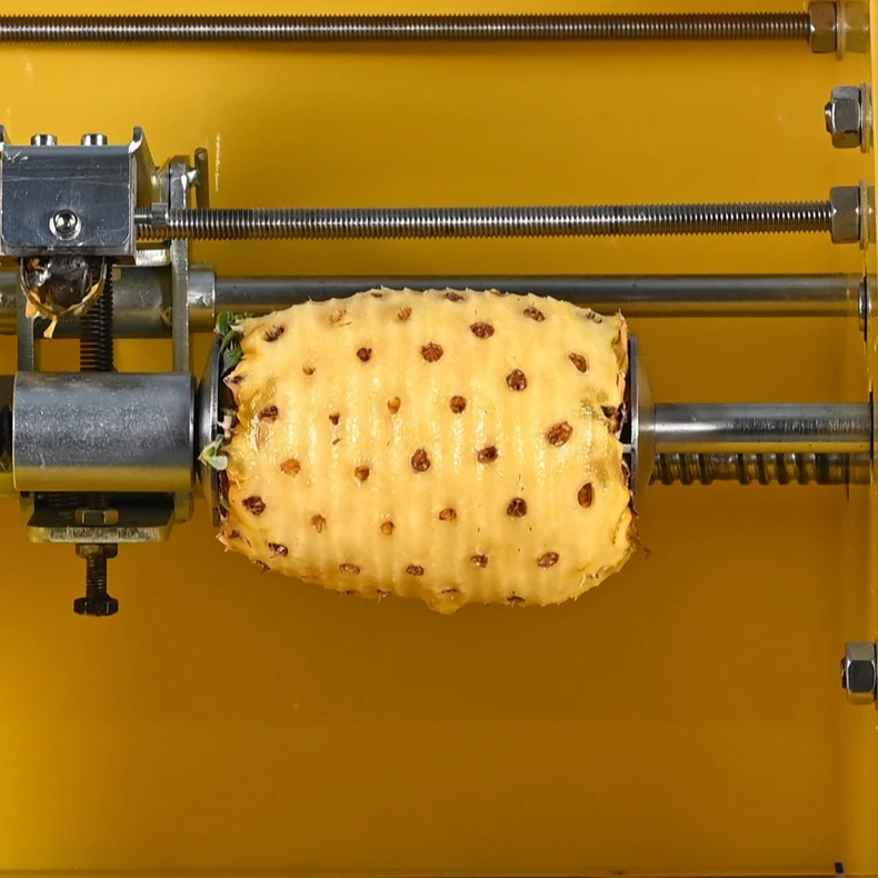 상업용 과일 가게 주스 가게 사용 설명서 파인애플 껍질 벗기는 기계