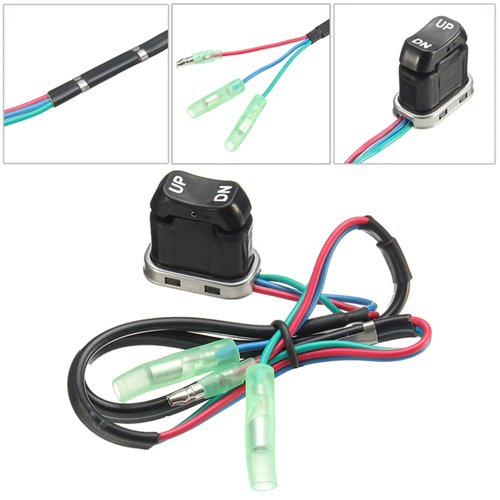 For Yamaha Engine Outboard Motor Remote Controller Assembly Tilt Control Switch 703-82563-02-00 Trim Tilt Control 87-18286A43