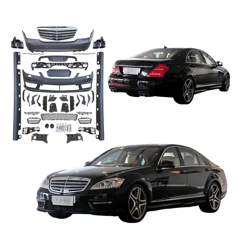 

Factory Price for 2005-2013 S-class W221 Facelift to S65 Style BodyKit High Quality Bumper Grille Accessories Exterior Kit