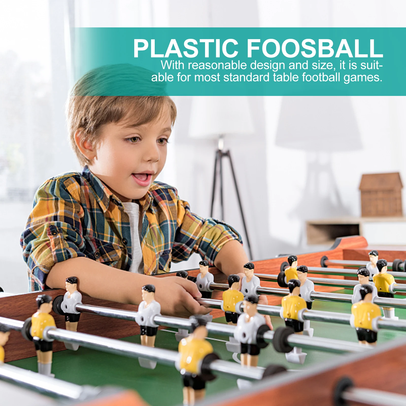 

10pcs Colored Plastic Foosball Replacement Balls for Table Soccer Accessories Mini Lightweight Durable