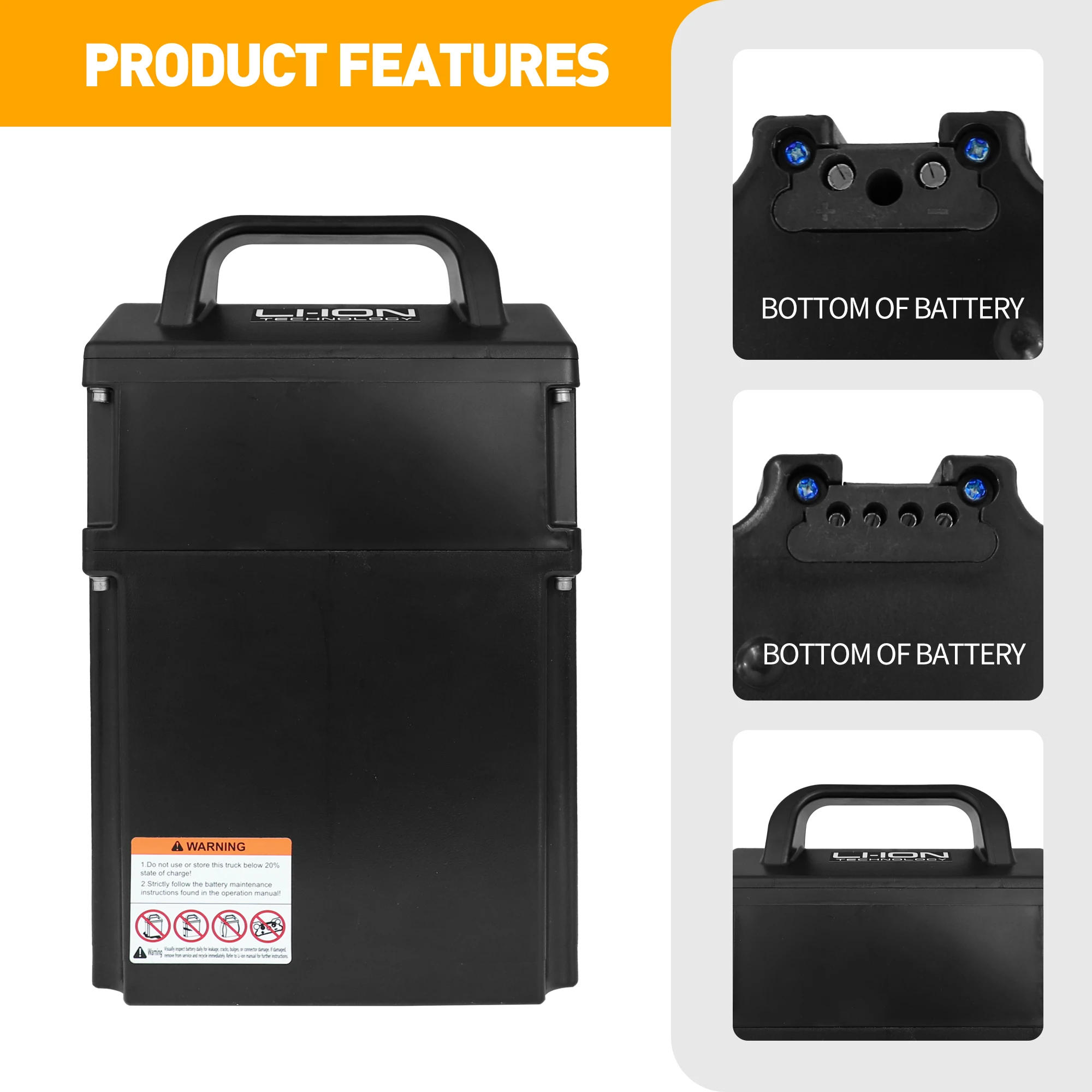 بطارية ليثيوم 24 فولت 20 أمبير EL20_U لجاك شاحنة البليت بيج جو LPT26 LPT33 T40 EP