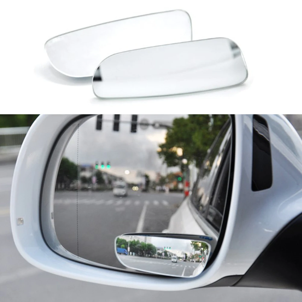 Wide-Angle Rearview Mirror Blind Spot Car Convex Exterior Parts Truck Waterproof 2pcs 360 Degree Automatic New