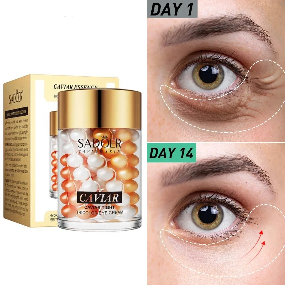 24K Gold Moisturizing Eye Cream Anti Wrinkle Fade Dark Eye Circles Hyaluronic Acid Eye Cream Health Beauty Skin Care Product