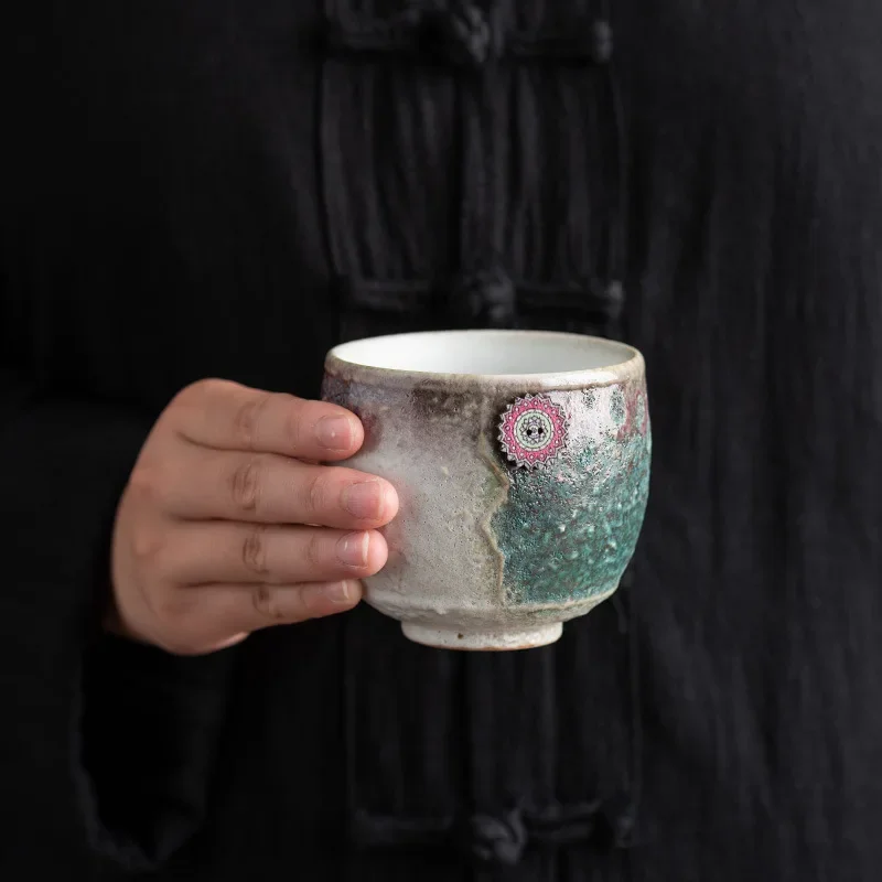 

Jianzhan-Concentrated Ceramic Coffee Cup, Creative Kiln Baked, Single Cup, Small Master Cup