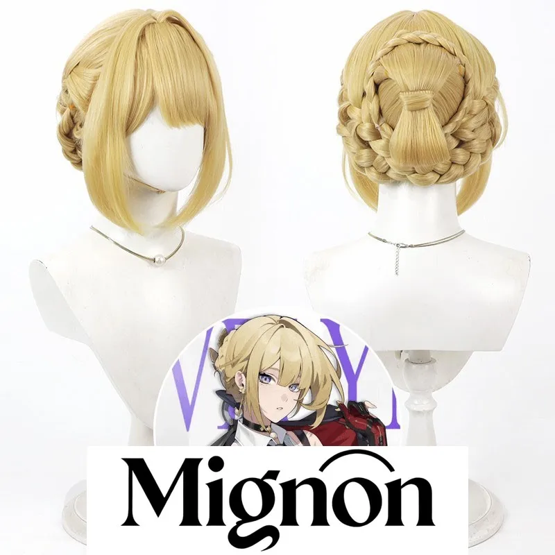 

Zenless Zone Zero Evelyn парик для косплея съемные булочки подарок на Хэллоуин