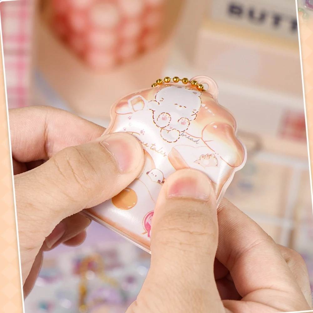 2 قطعة قرصة متعة عشوائية معلقة الكرتون ثلاثية الأبعاد منتفخ ملصقات سكرابوكينغ Diy بها بنفسك مجلة القرطاسية ملصق لطيف ديكو اللوازم المدرسية #4