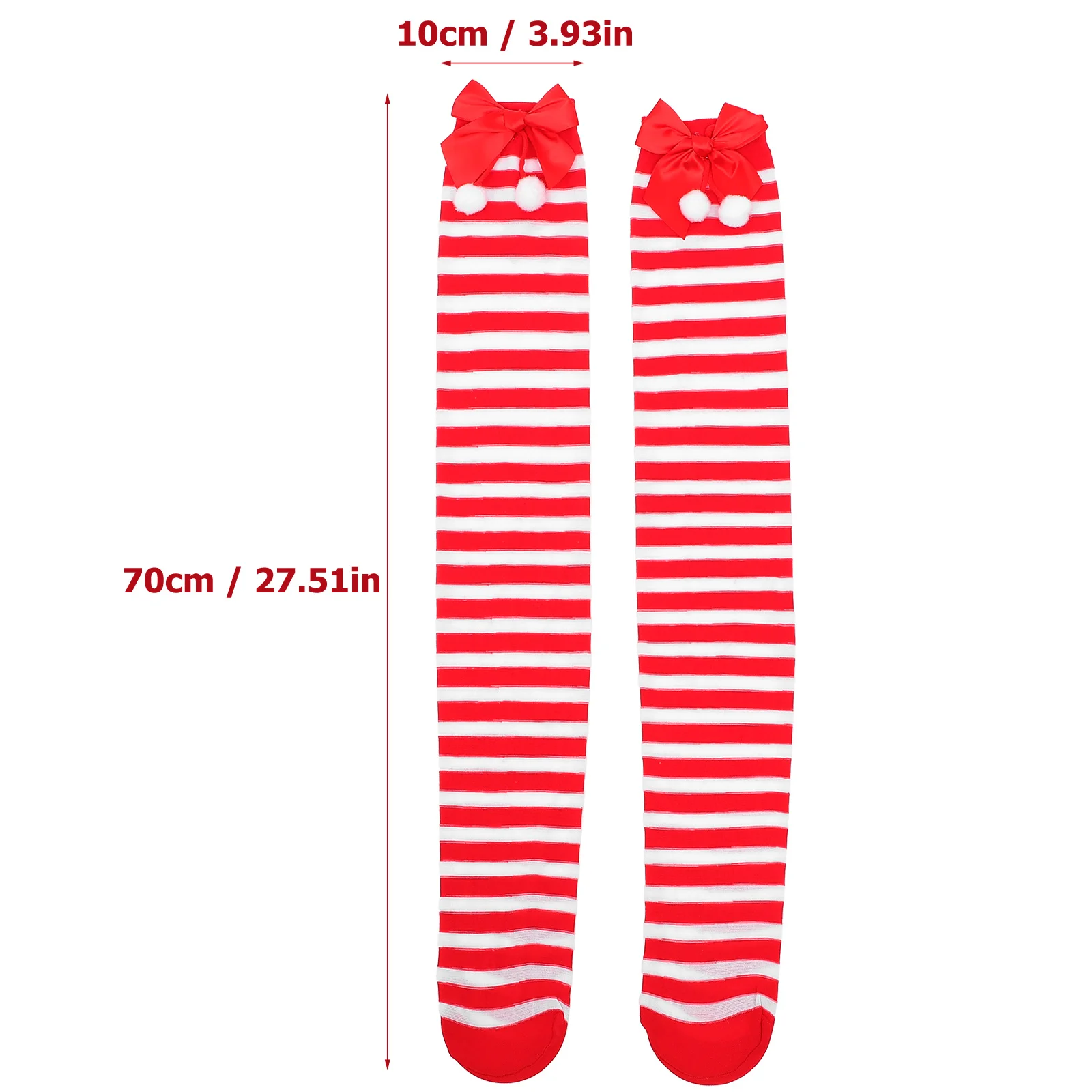 Girls Socks Christmas Stockings Costumes Compression Warm Women's Bathroom Decorations