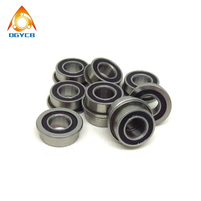 5pcs MF52ZZ Flange Bearing 2x5x2.5 mm Deep Groove Ball Bearing LF520ZZ MF52 2*5*2.5 Miniature Flanged Bearing MF83 MF104 MF106