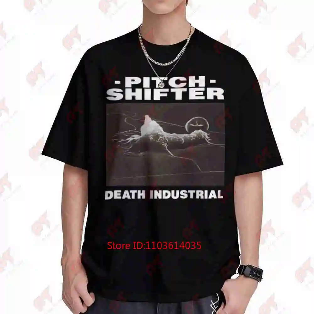 Pitch Shifter Death Industrial Soundwave Short Sleeve Tee 100% Cotton T-Shirt