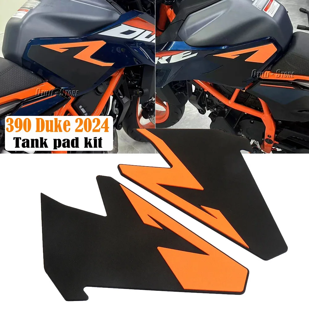 

For 390 Duke 390Duke 390 DUKE 2024 Motorcycle Tank Sticker Pad Non-slip Side Fuel Rubber Waterproof Stickers