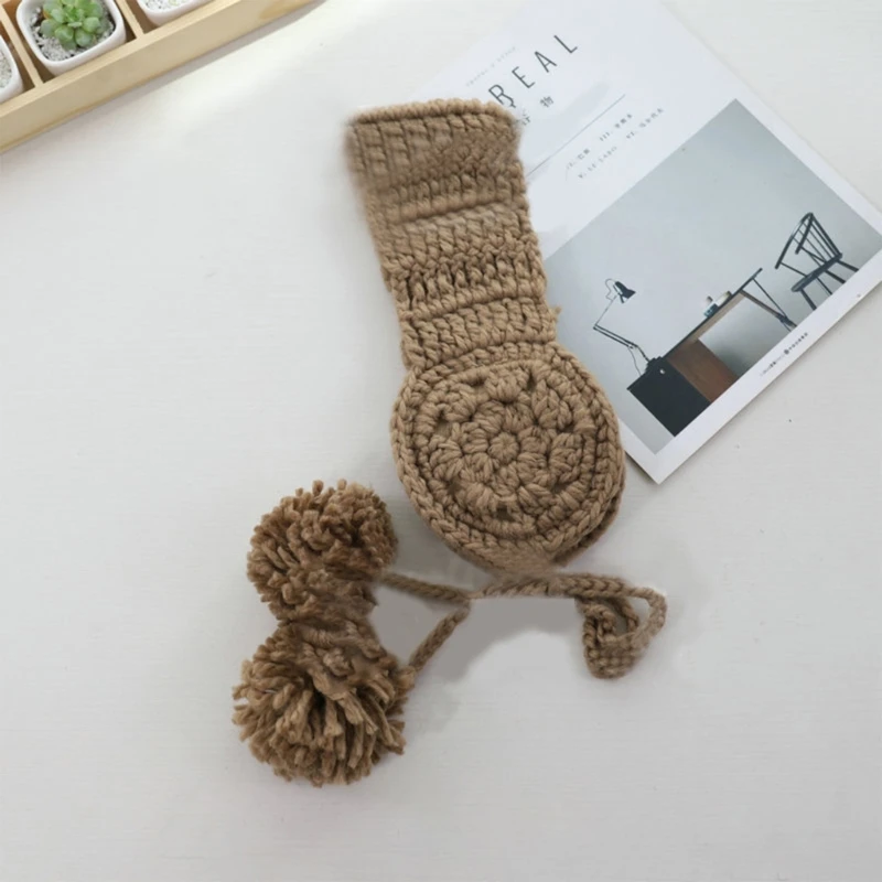 Häkeln Sie Ohrwärmer Stirnband Stricken Ohrenschützer Für Frauen Stricken Earflap Ohrenschützer Dropship