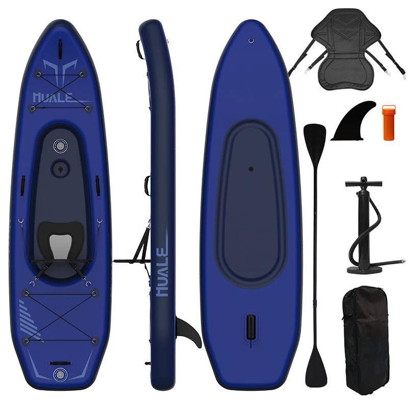 Factory Custom‑Size 1‑Person Drop‑Stitch Inflatable Kayak OEM Wholesale Custom Logo