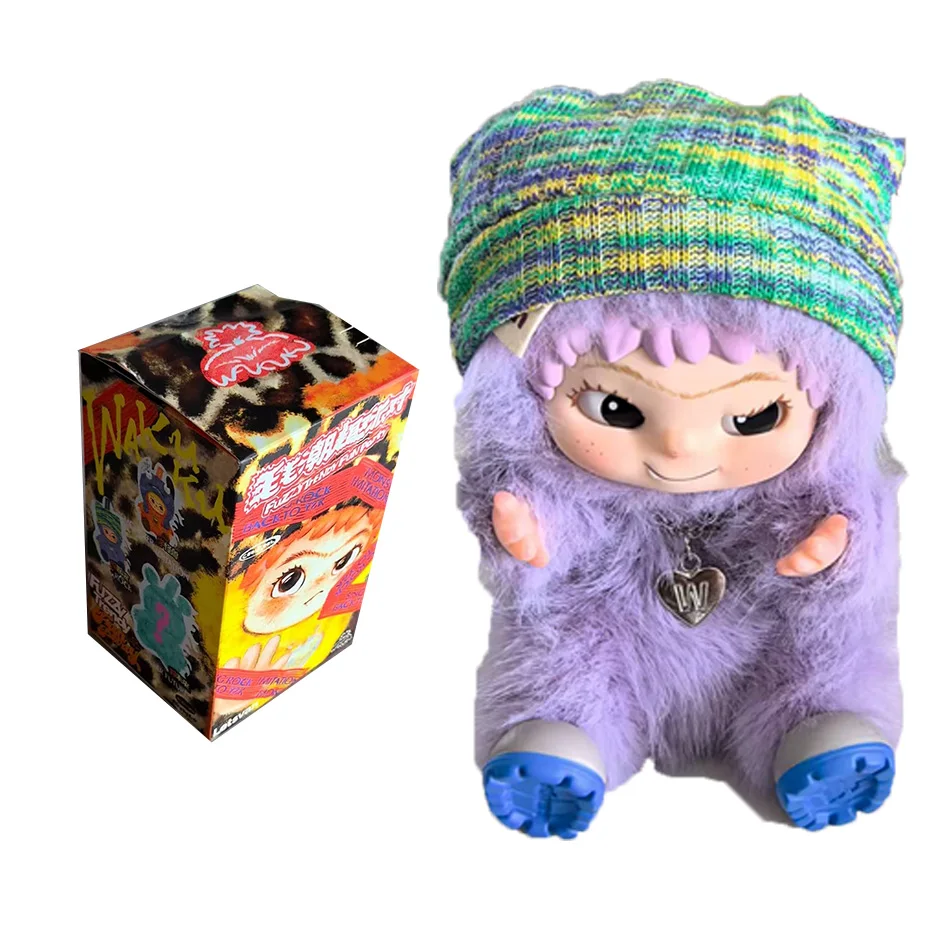 منتج أصلي جديد من Wakuku v1 Fury Party Series صندوق أعمى Wokuku دمية قطيفة مصنوعة يدويًا هدية للفتيات لطيفة مصنوعة يدويًا لعطلة الفتيات #3