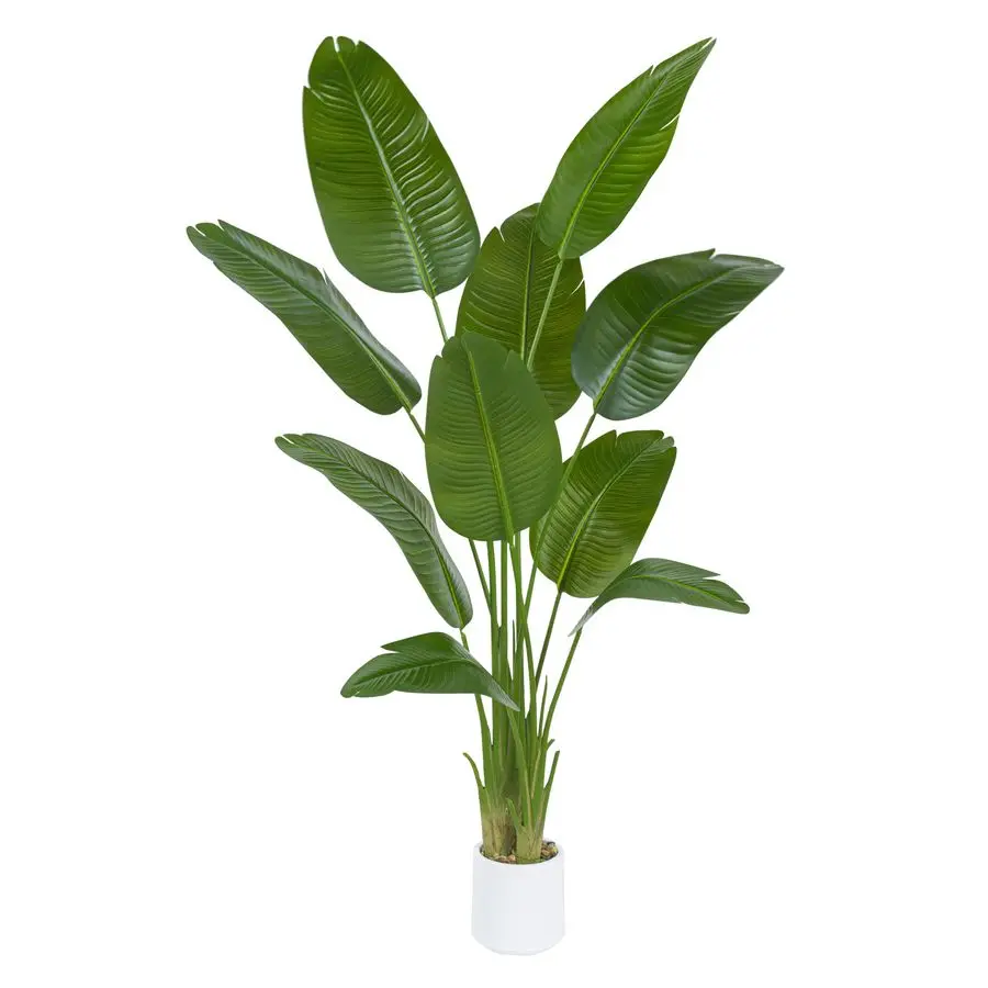 

Bird of Paradise Artificial Tree, 6Ft Tall Faux Plant, Fake Banana Leaf Plant Indoor, Faux Palm Tree Faux Floor Plants Tropical
