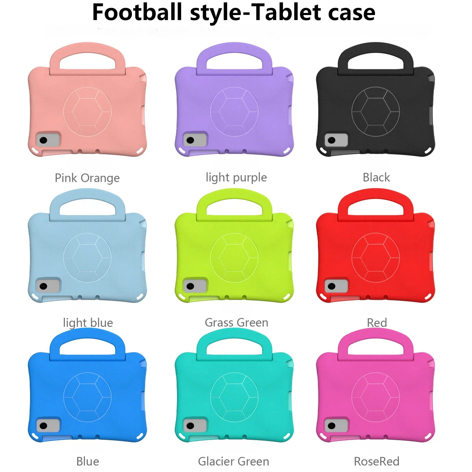 Rugged Tablet for Samsung Galaxy Tab S9 FE 11 X510 X516 S9 X710 A9 Plus X210 S8 X700 S7 T870 Kid Safe Shockproof Handle Cover