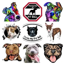 13CM Bulldog Decal Bull Terrier Car Sticker for Car Phone Bumper Decal Reflective Stickers Waterproof Car Styling Pet Dog Decal