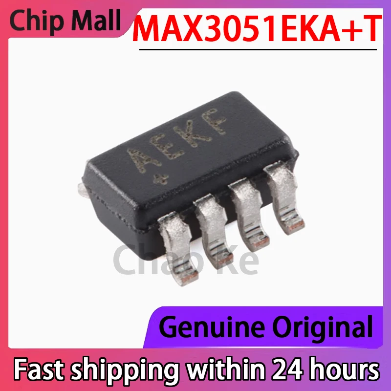 

5PCS Original Genuine MAX3051EKA+T Package SOT-23-8 1Mbps, Low Power Current CAN Transceiver