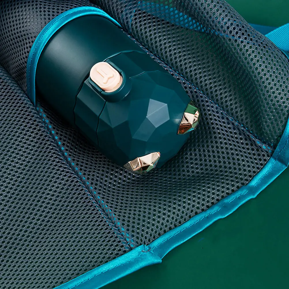 

Portable Storage Hanging Bag Mesh Tote Grocery Blue Travel Organizer Large Capacity Double Opening Foldable Ventilated Easy